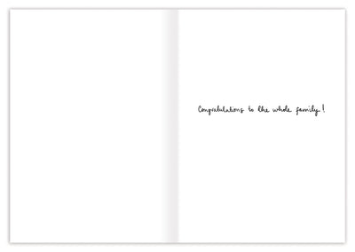 "Welcome To The World Little One" Baby Card