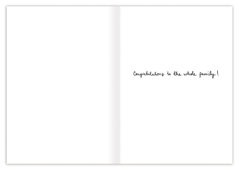 "Welcome To The World Little One" Baby Card