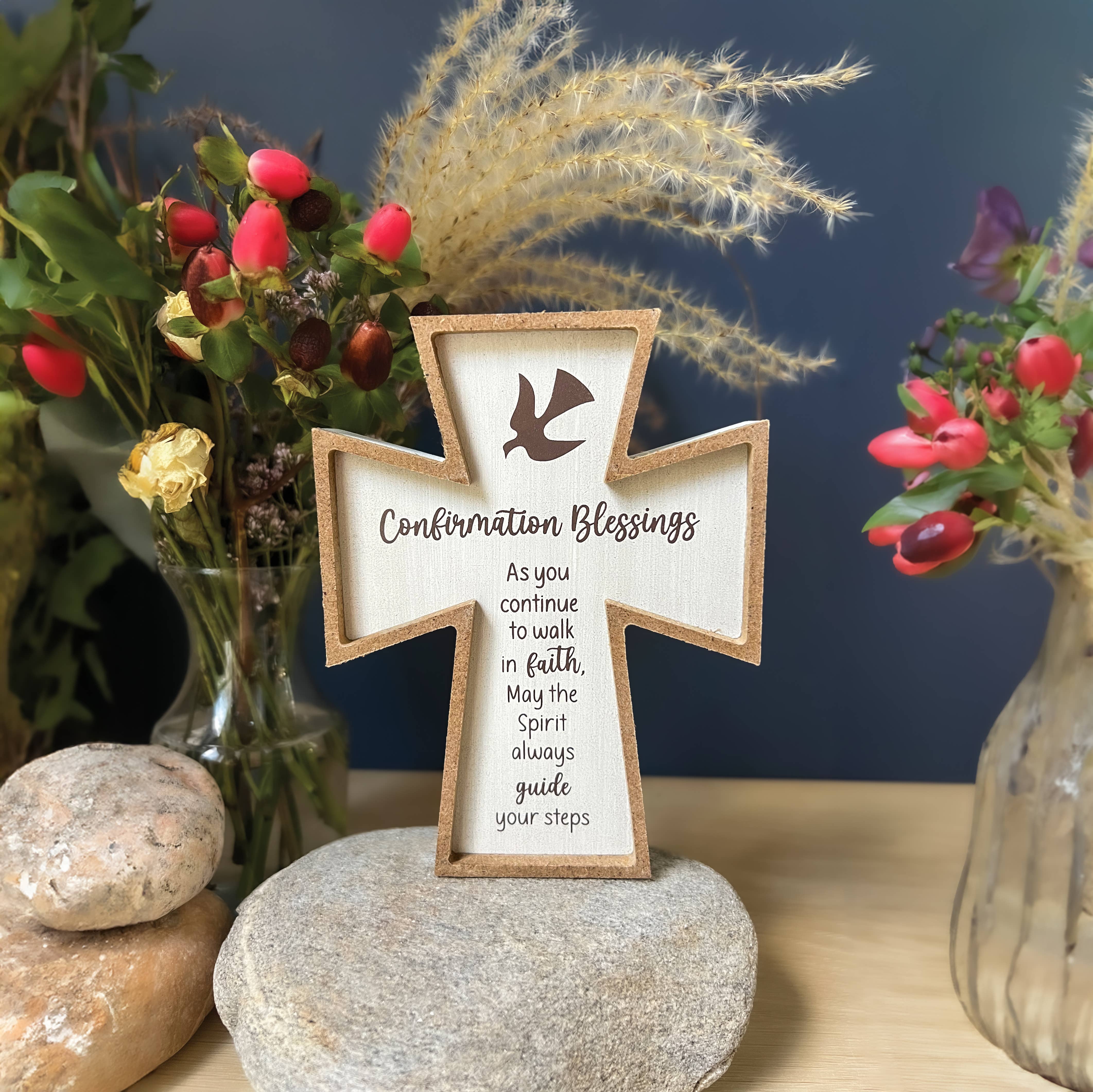Confirmation Standing Cross Plaque