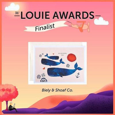 Whale Family New Baby Card