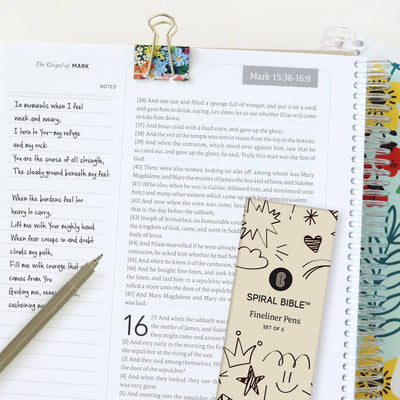 Spiral Bible™ Fineliner Pen Pack