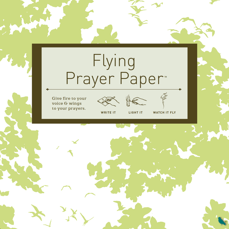 "Spring Prayer" Flying Wish Paper (Large Kit with 50 Wishes + Accessories)