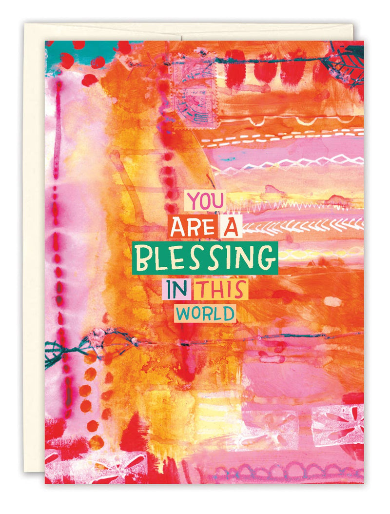"You Are A Blessing In This World" Thank You Card