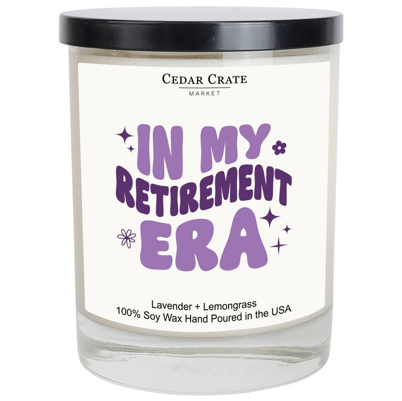 Funny Retirement Candle Gift | In My Retirement Era