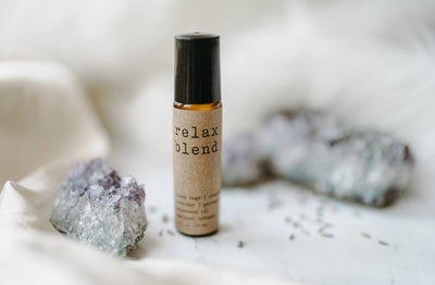 Relax Roller | Made with Essential Oils + Amethyst Crystals