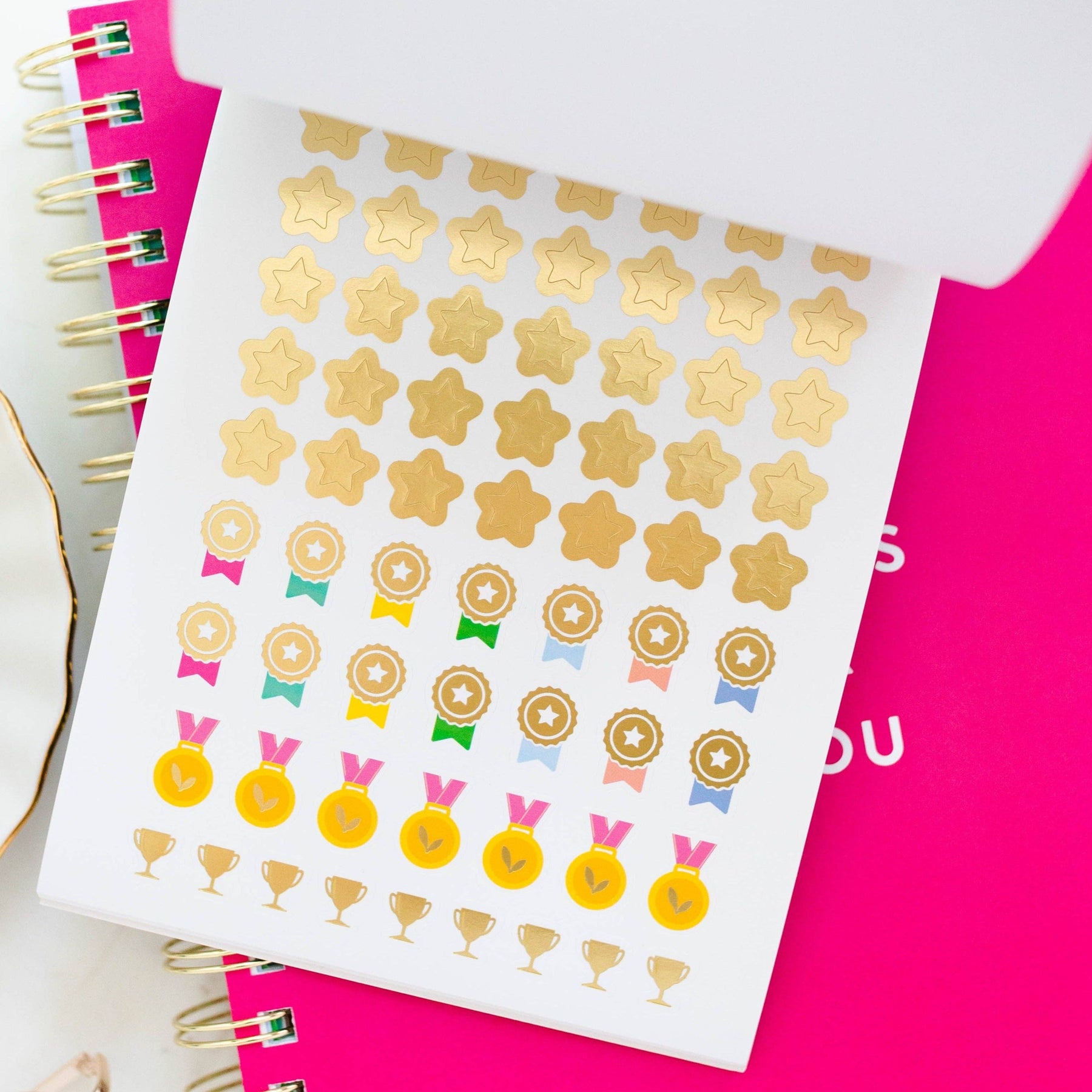 Goal Sticker Paper Goal Setting Sticker Book