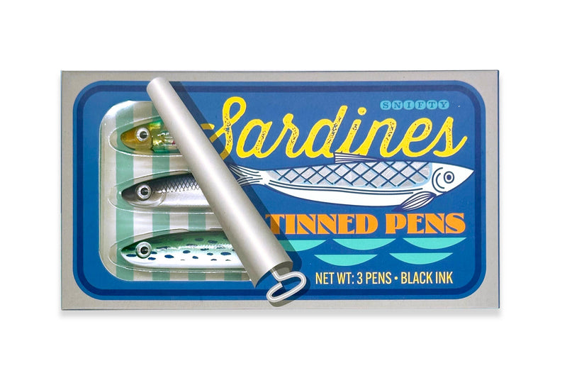 Sardines Tinned Fish Pens - Set of 3