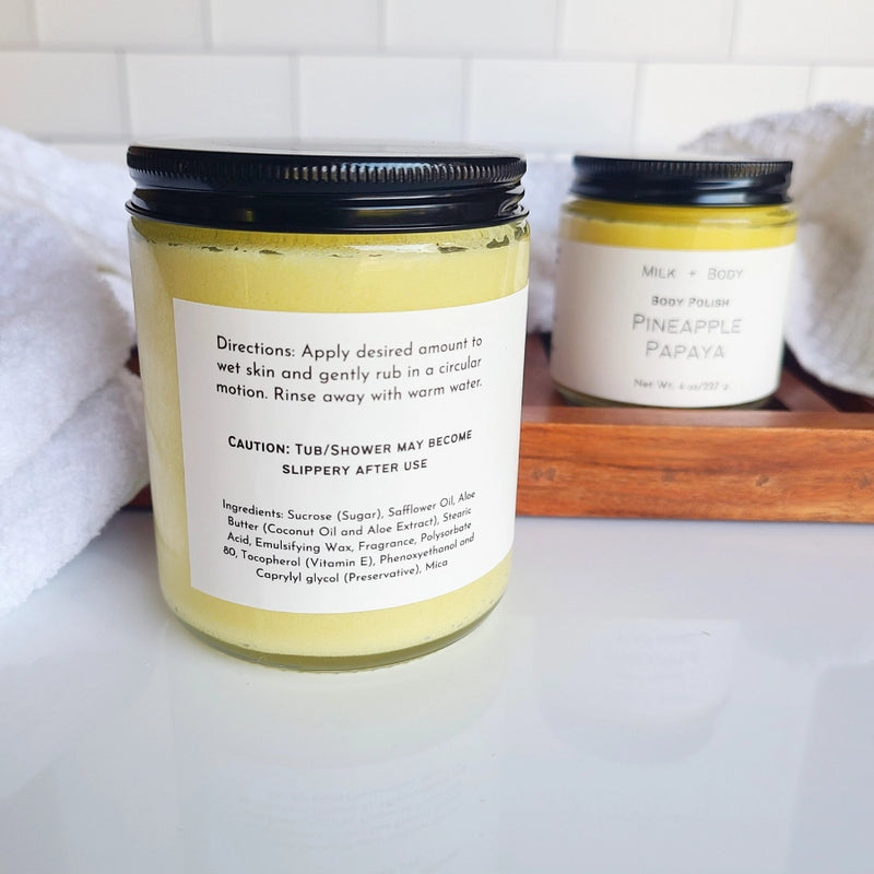 Pineapple Papaya Body Polish | Emulsified Sugar Scrub