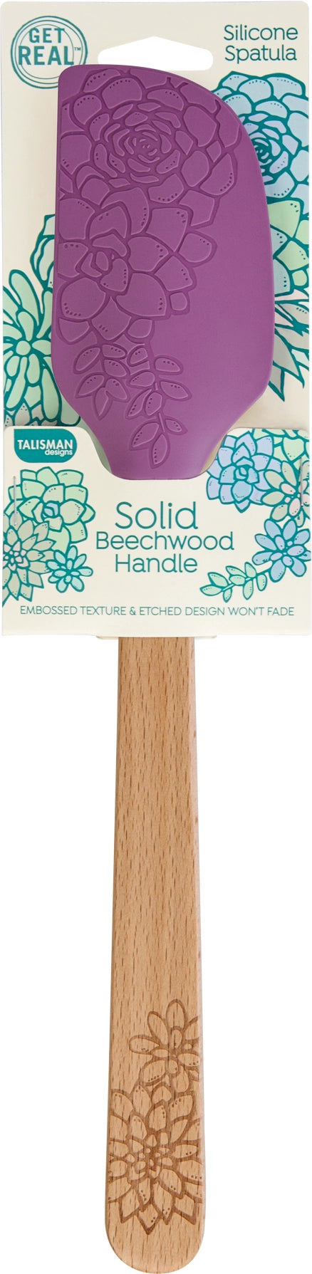 Succulents Embossed Silicone Spatula