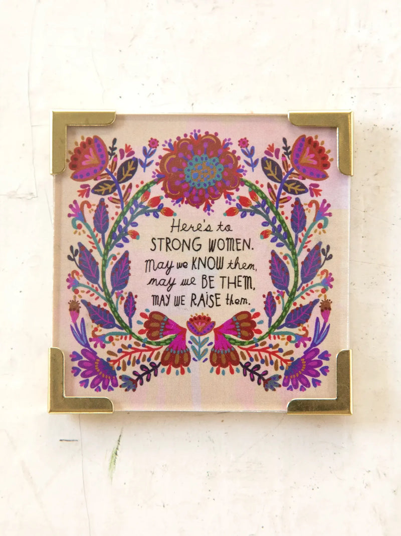 "Strong Women" Corner Magnet