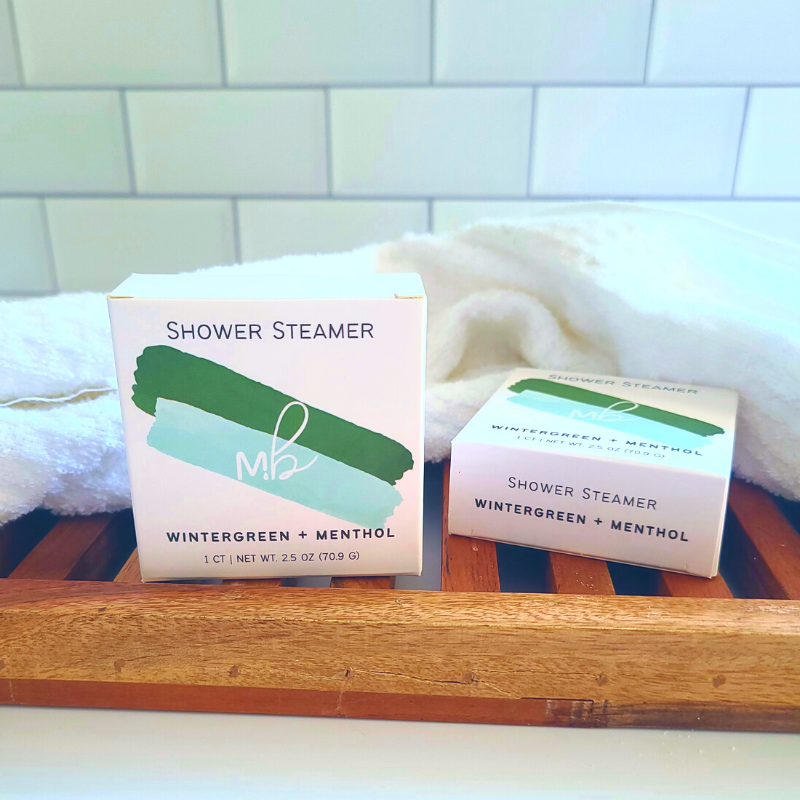 Wintergreen Menthol | 2.5oz Single Shower Steamer