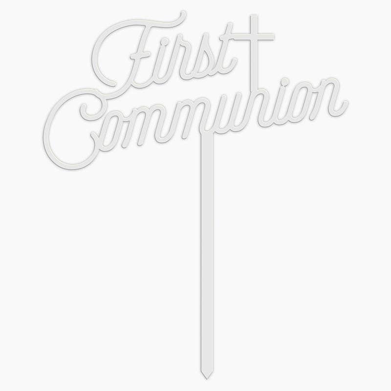 "First Communion" Cake Topper
