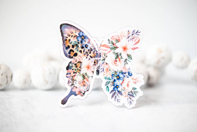 Spring Floral Butterfly Magnet