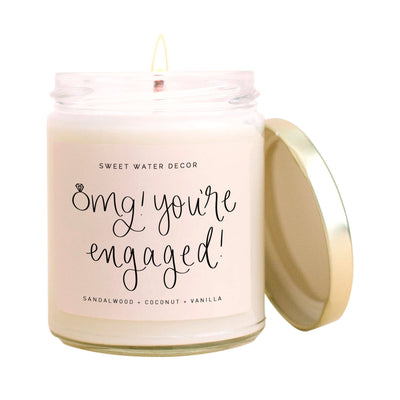 "OMG! You're Engaged!" Celebration Candle