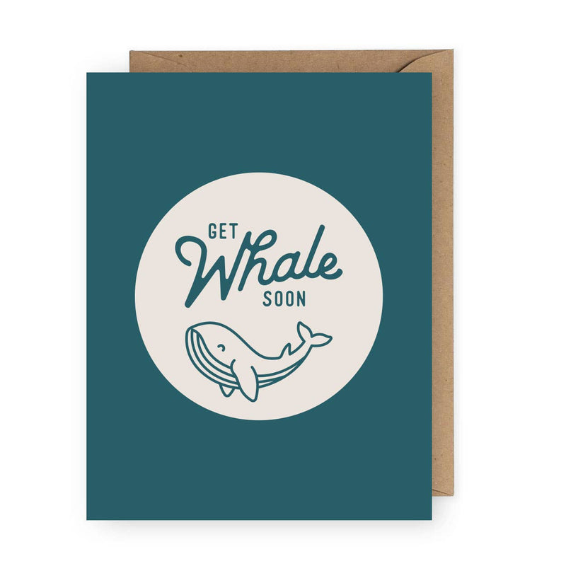 “Get Whale Soon” Get Well Card