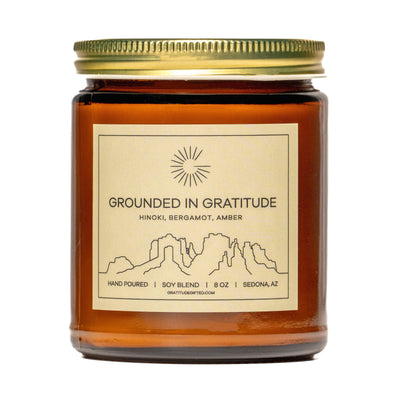 "Grounded In Gratitude" Candle