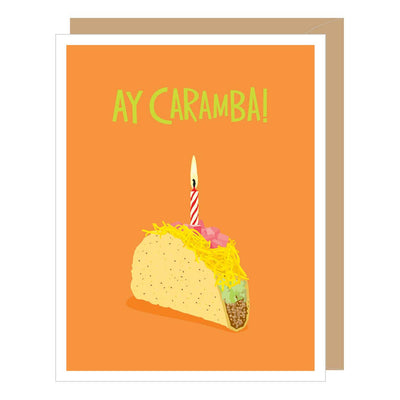 "Ay Caramba!" Taco Birthday Card