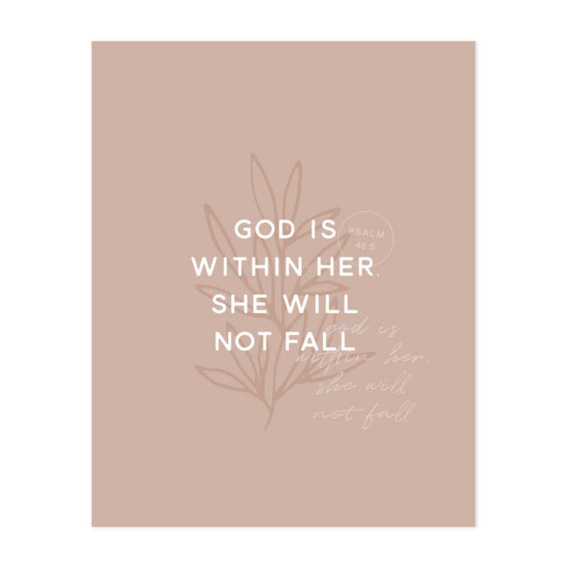 “God is Within Her” Print