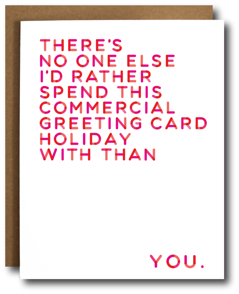 “Commercial Greeting Card Holiday” Funny Valentine&