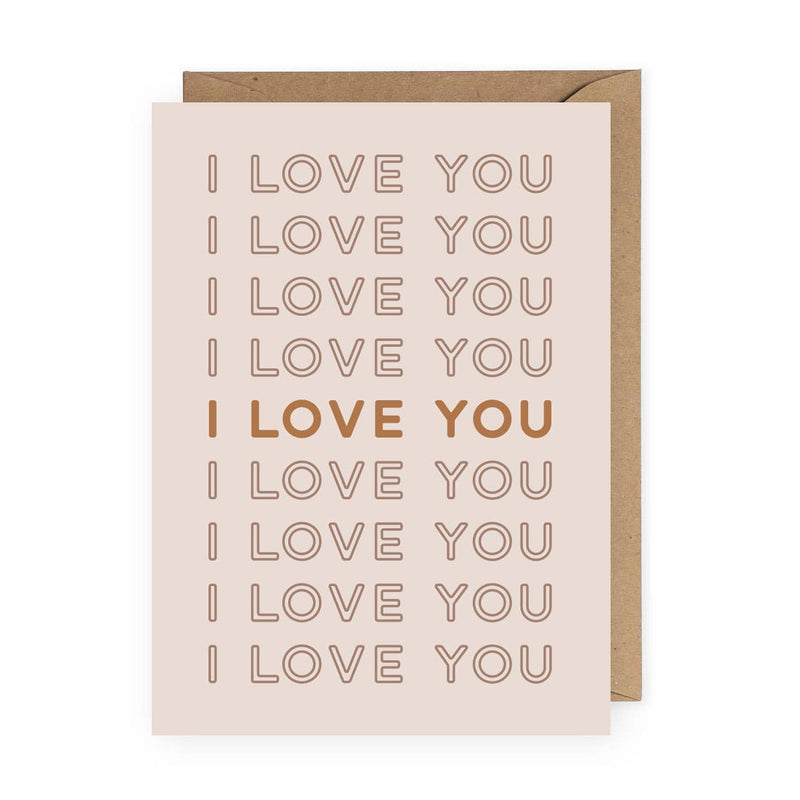 “I Love You” Relationship Card