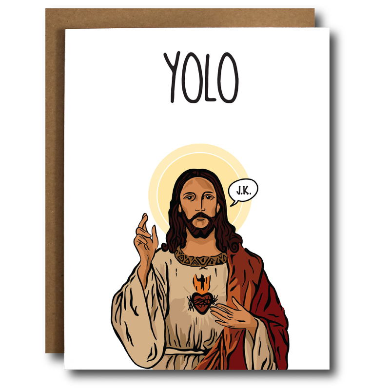 "YOLO" Humorous Jesus Easter Card