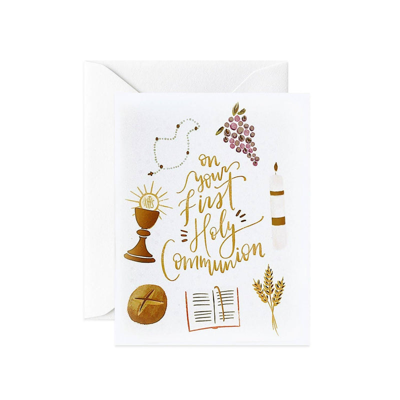 "On Your First Holy Communion" Card