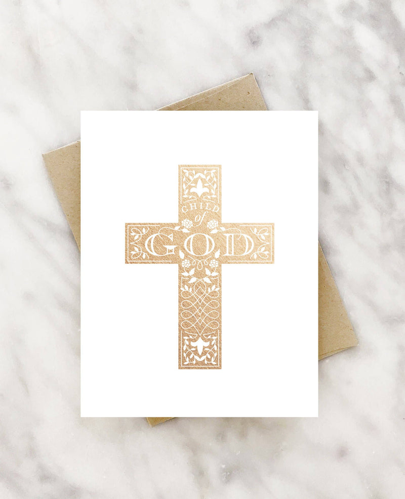 “Child Of God" Baptism/Christening/Communion Card