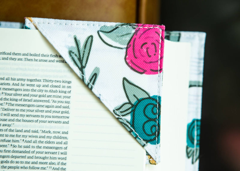 Floral Corner Bookmark