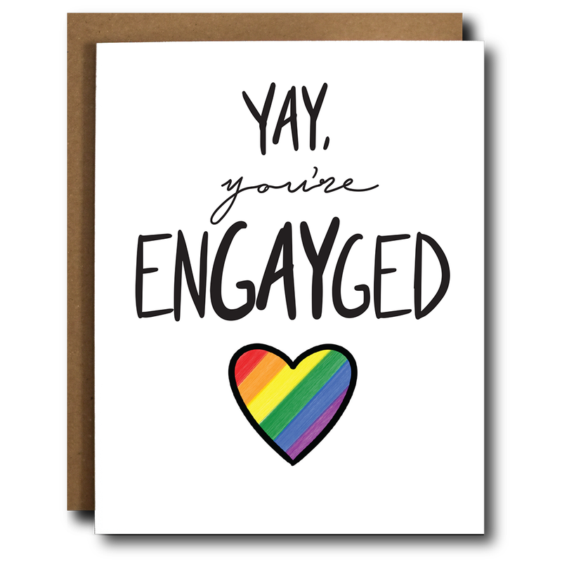 “Yay, You’re Engayged” Card