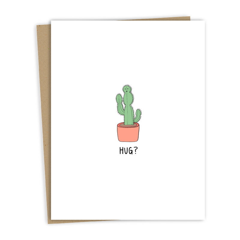"Hug?" Card