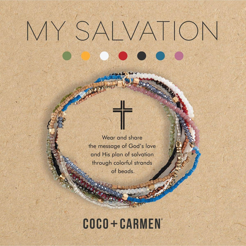 "My Salvation" Stretch Bracelets - Multi