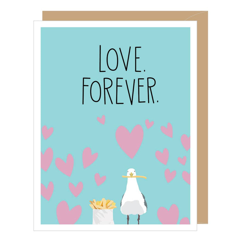 "Love Forever" Seagull Valentine&