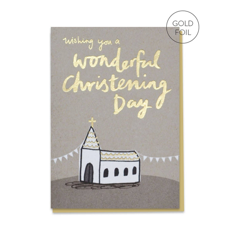 “Wishing You A Wonderful Christening Day” Card