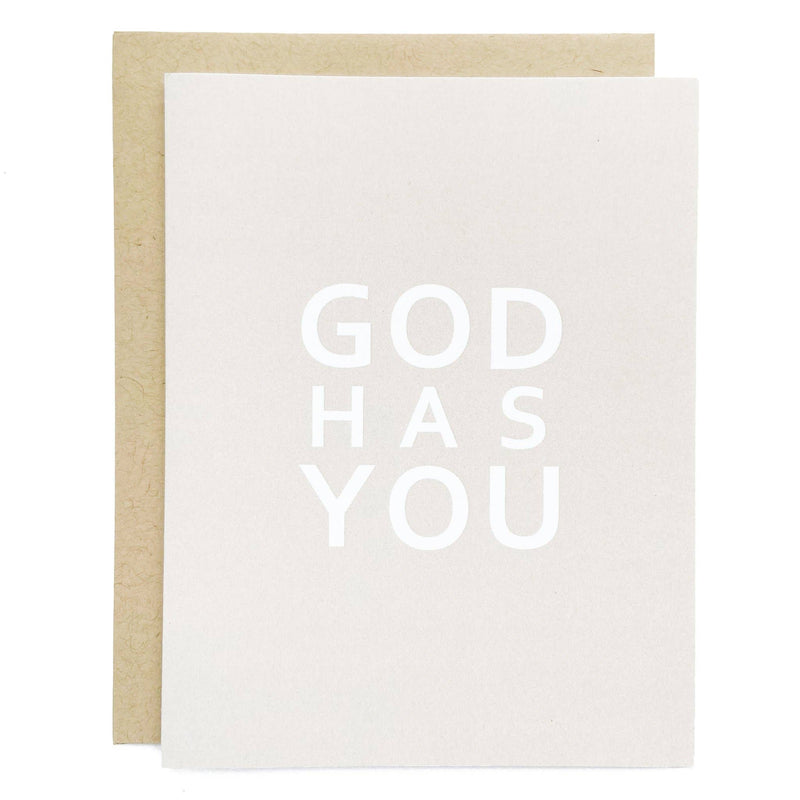 "God Has You" Card