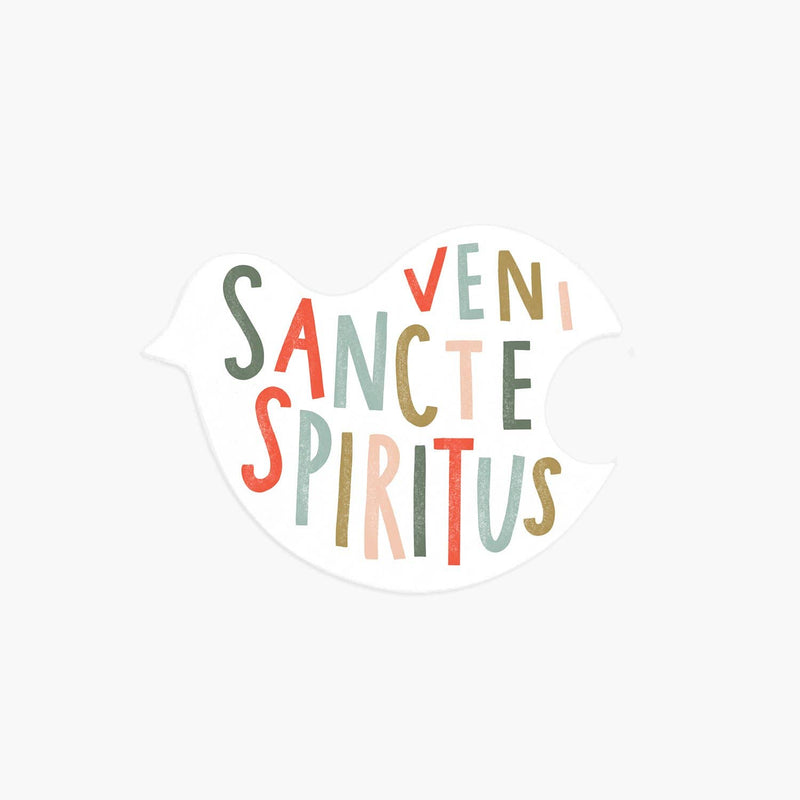 "Veni Sancte Spiritus" Vinyl Sticker