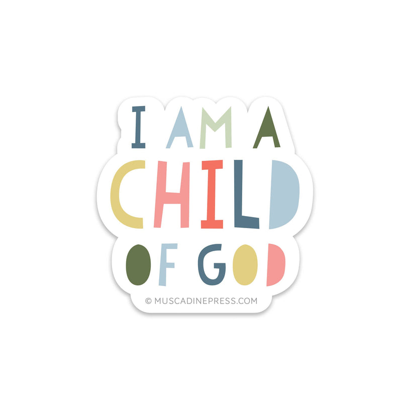 "I Am a Child of God" Vinyl Sticker