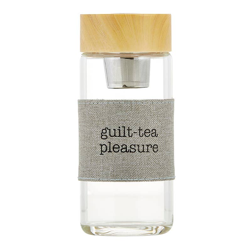 "Guilt-Tea Pleasure" Tea Infuser Bottle