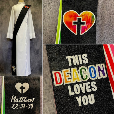 "This Deacon Loves You" Deacon Stole