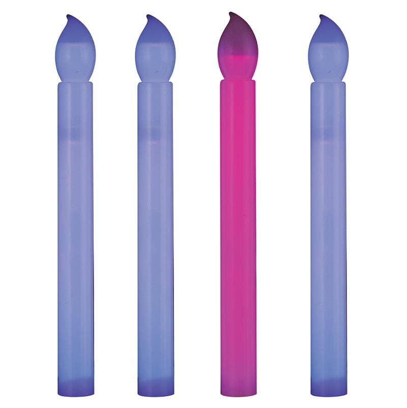 Glow Stick Advent Candles - 4pk
