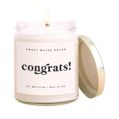 "Congrats!" 9 oz Soy Candle