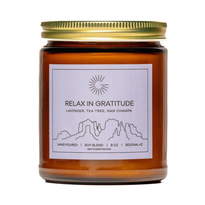 "Relax in Gratitude" Candle