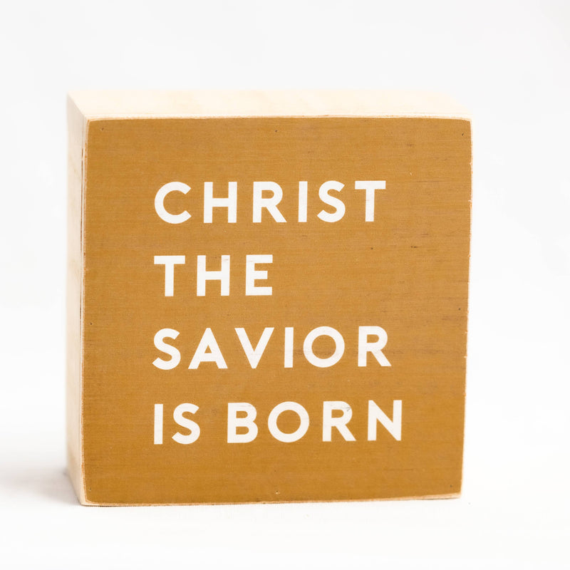 "Christ the Savior is Born" Christmas Sign