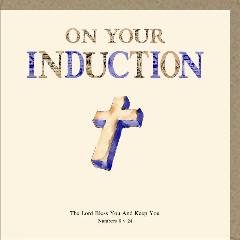 "On Your Induction" Greeting Card