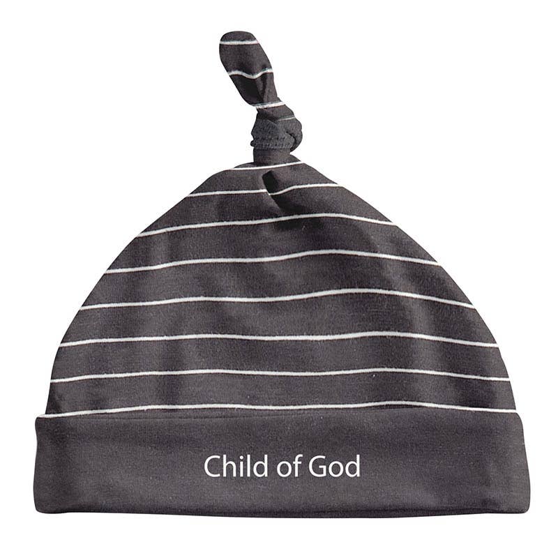 "Child of God" Newborn Cap - Gray