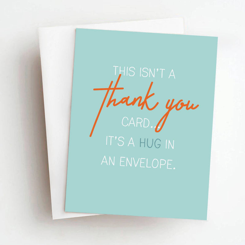 "Hug in an Envelope" Thank You Card