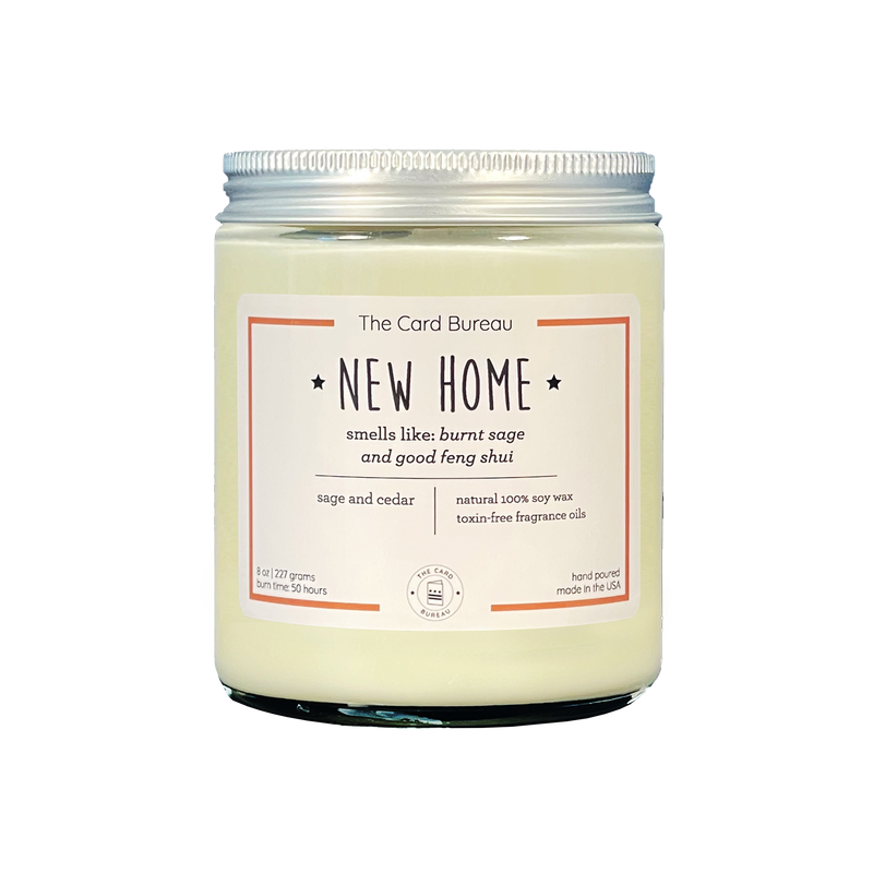 "New Home" Celebration Candle