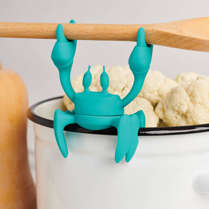 Red Crab Spoon Holder and Steam Releaser by OTOTO