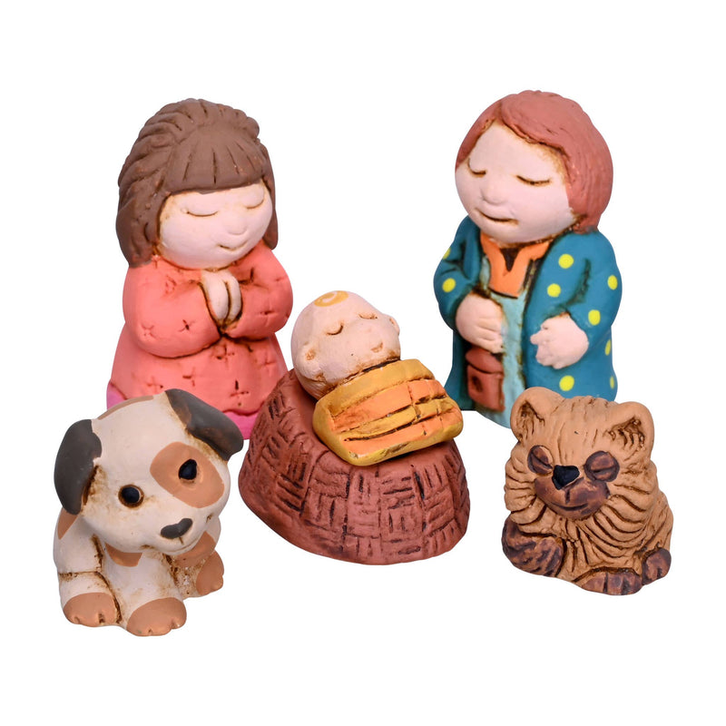 Cozy Mini Nativity Set - 6 Piece