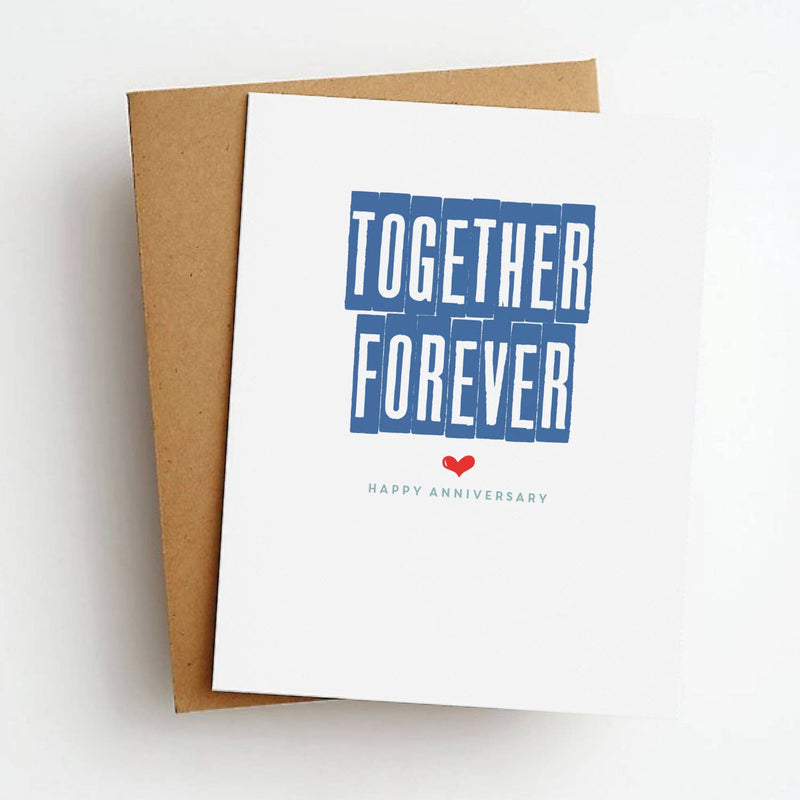 "Together Forever" Anniversary Card