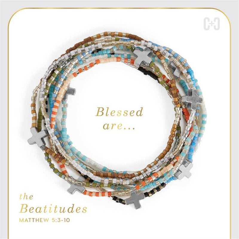 "The Beatitudes Cross Charm Bracelets